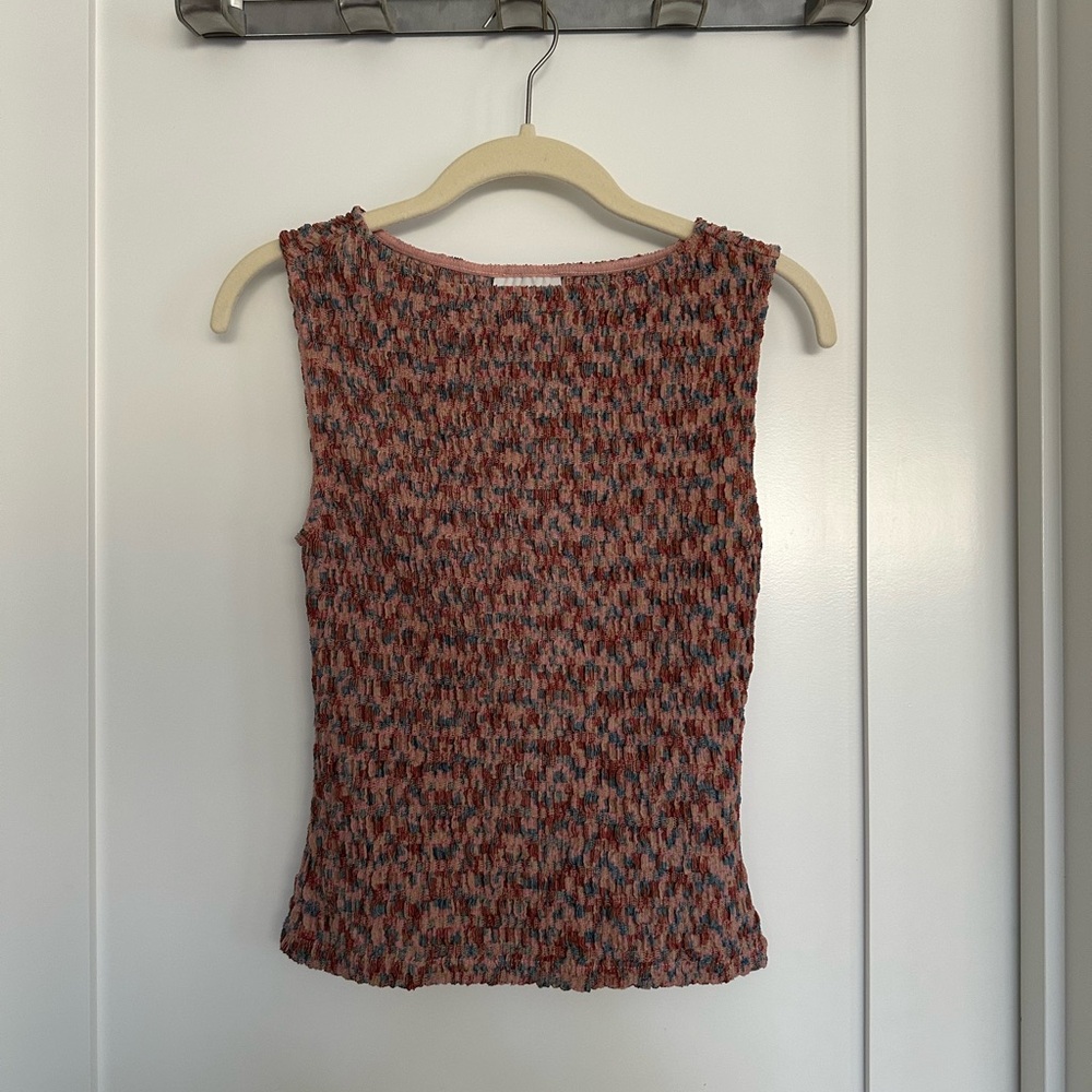 Reformation Dusk Textured Tank Top size XS